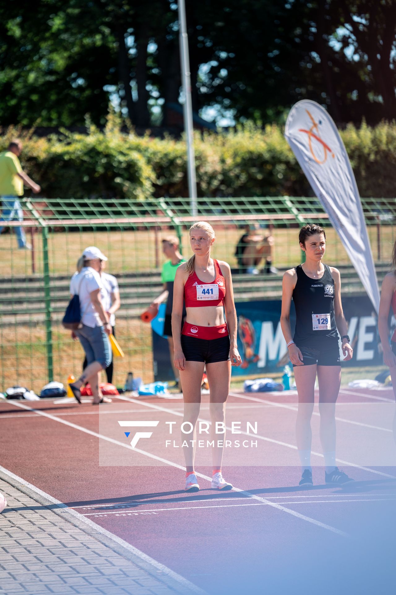 Marie Proepsting (VfL Eintracht Hannover) am 02.07.2022 waehrend den NLV+BLV Leichtathletik-Landesmeisterschaften im Jahnstadion in Goettingen (Tag 1)